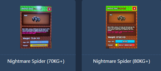 buy nightmare spider at ssegold